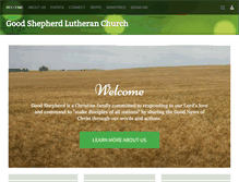 Tablet Screenshot of goodshepherdfrankfort.org